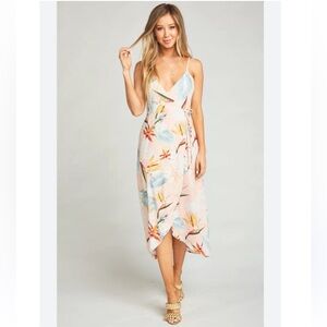 Show Me Your Mumu Meghan Wrap Midi Dress
